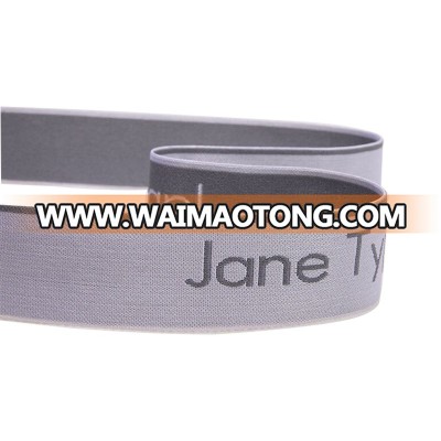 Factory wholesale custom waistband jacquard elastic tape for underwear